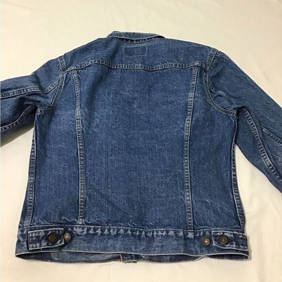 Levi’s Jean Jacket Vintage Trucker Style Made In U.S.A 71506-0214 Size 42L - Picture 6 of 15